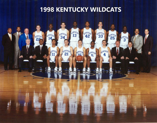 1998 Kentucky Wildcats Team Magnet Picture Ncaa Basketball Champs