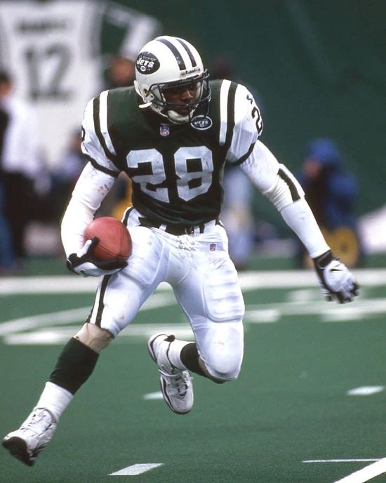 1998 New York Jets Curtis Martin Glossy Keychain Nfl Print Football Keychain