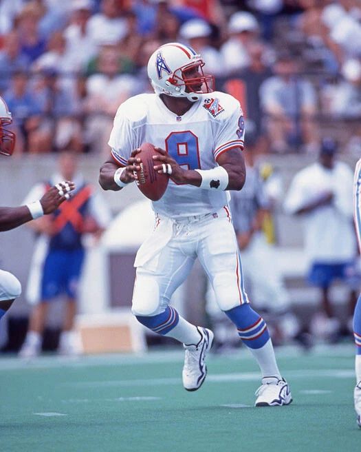 1998 Tennessee Oilers Steve Mcnair Glossy Magnet Football Magnet