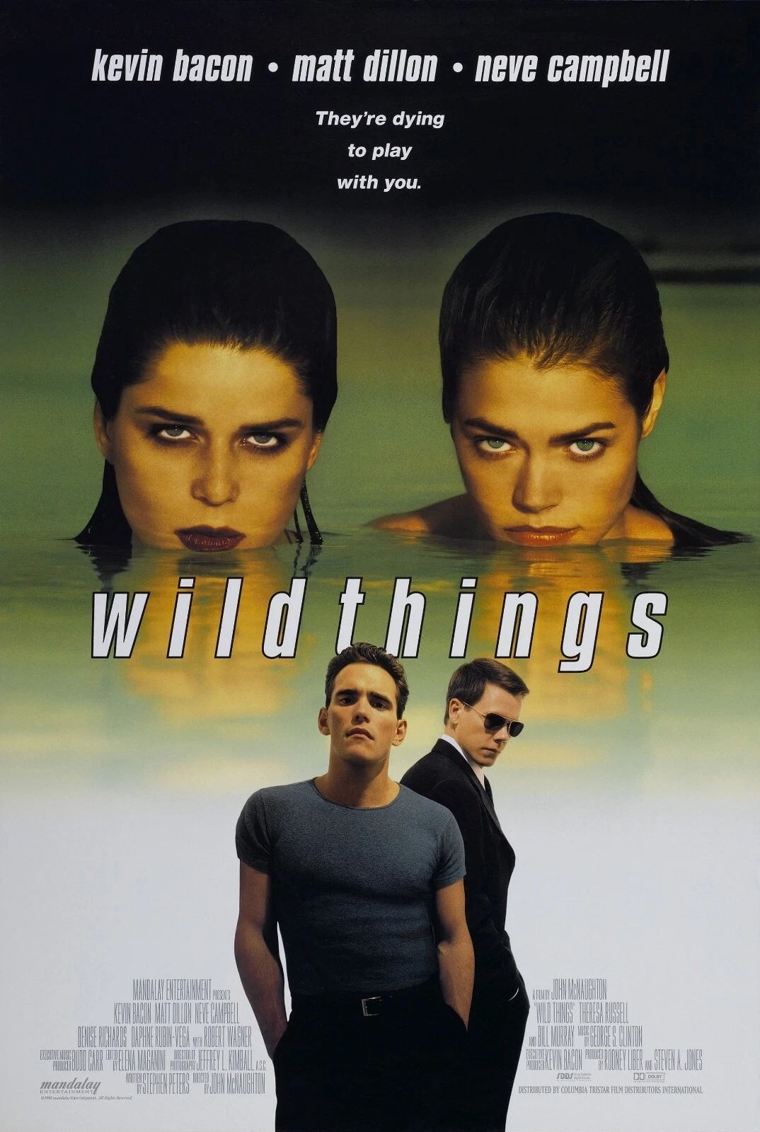 1998 Wild Things Movie Magnet Suzie Kelly Neve Campbell Denise Richards 1