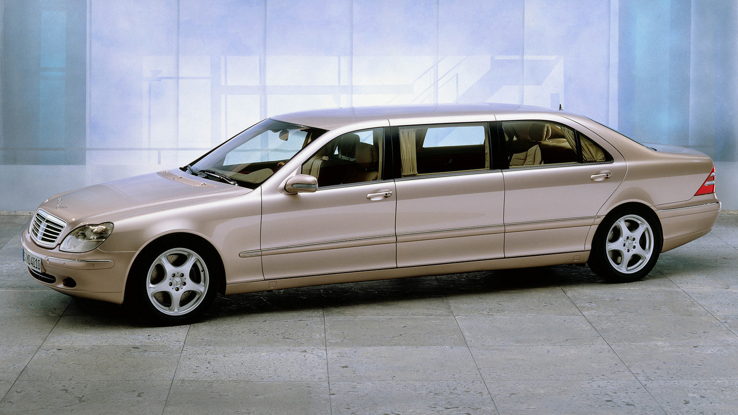 Mercedes Benz S Class Pullman Hd Art Print Poster
