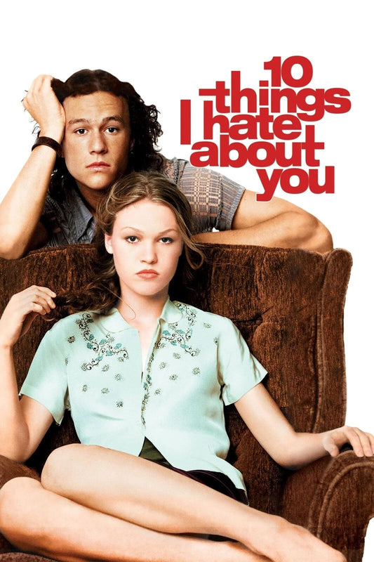 1999 10 Things I Hate About You Movie Keychain Heath Ledger Julia Stiles