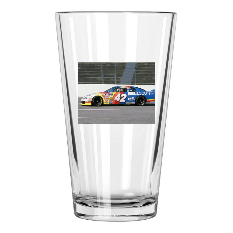 1999 Bellsouth Chevrolet Joe Nemechek Martinsville Pint Beer Drinking Glass