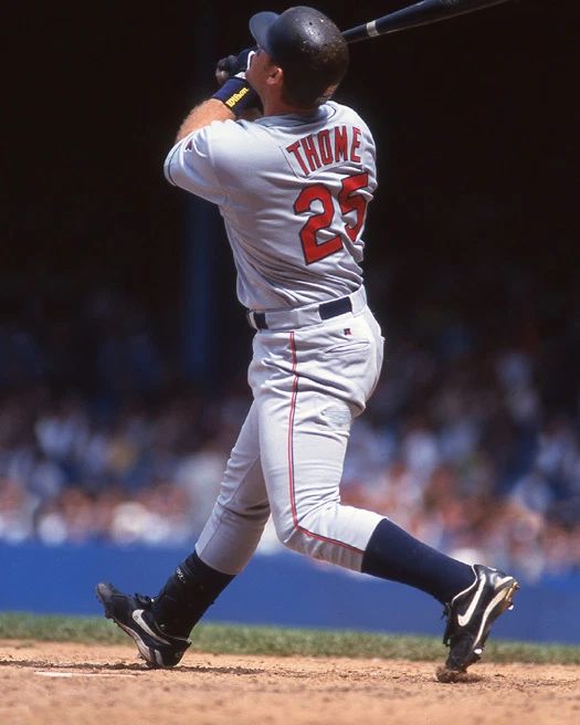 1999 Cleveland Indians Jim Thome Glossy Photo Baseball Poster Hof 2018
