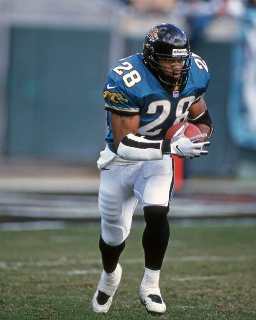 1999 Jacksonville Jaguars Fred Taylor Glossy Magnet Football Print