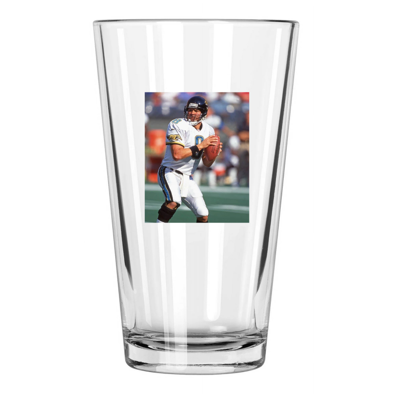 1999 Jacksonville Jaguars Mark Brunell Photo Football Pint Beer Drinking Glass