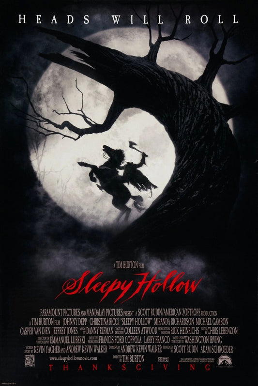 1999 Sleepy Hollow Movie Magnet Tim Burton Johnny Depp Ichabod Katrina