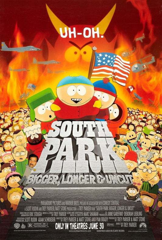 1999 South Park Bigger Longer & Uncut Movie Magnet Cartman Kenny Kyle