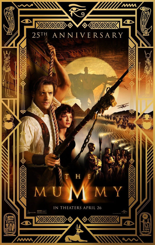 1999 The Mummy 25Th Anniversary Movie Magnet Brendan Fraser Rachel Weisz