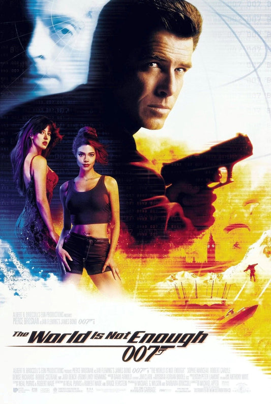 1999 The World Is Not Enough Movie Magnet 007 James Bond Pierce Brosnan 1