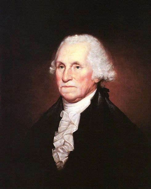 1St Us President George Washington Glossy Magnet Political Print 1795 Magnet
