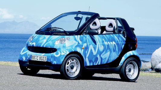 Smart City Cabrio Hd Art Keychain