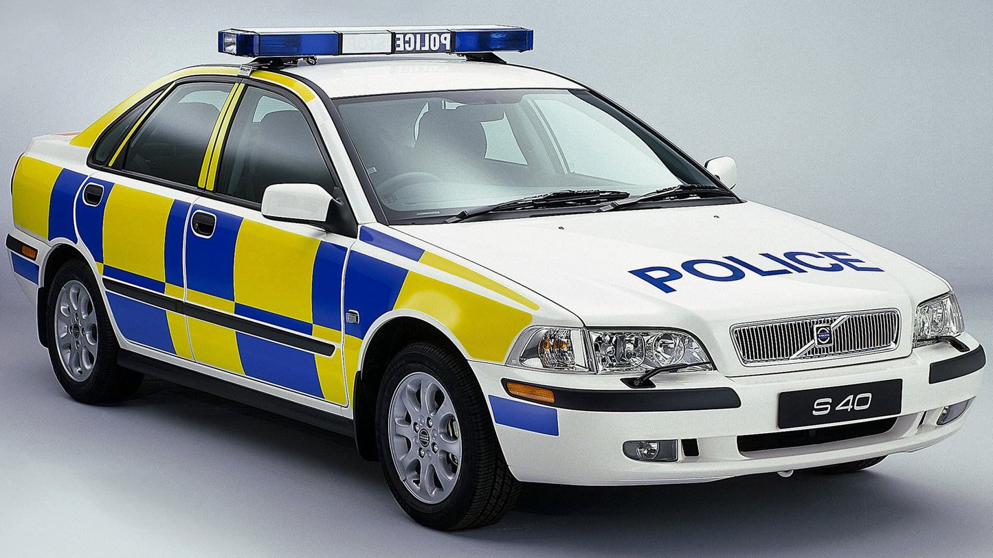 Volvo S40 Police Uk Hd Art Keychain