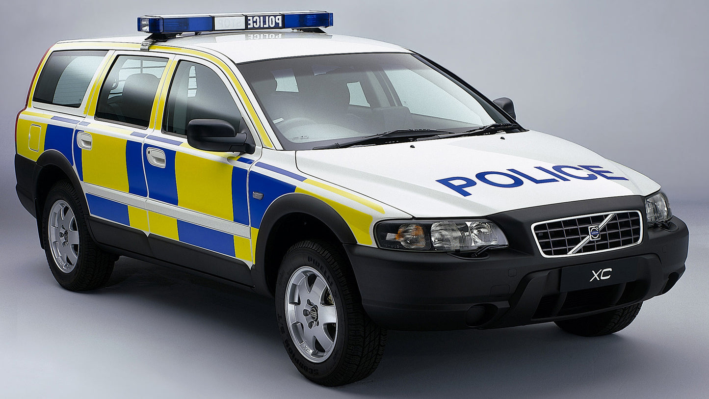 Volvo V70 Xc Police Uk Hd Art Keychain