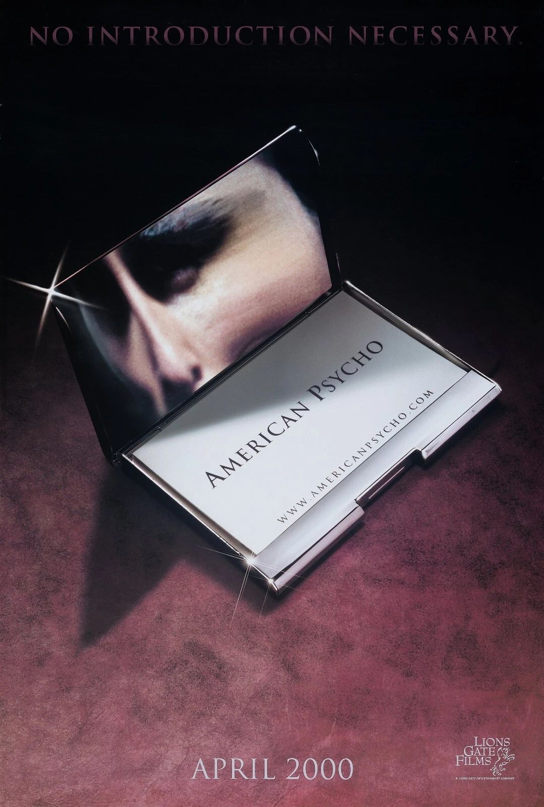 2000 American Psycho Movie Poster Christian Bale Patrick Bateman