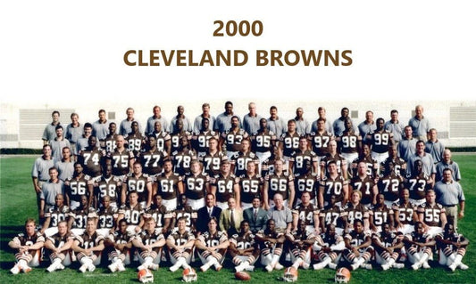 2000 Cleveland Browns Team Keychain Football Picture Nfl