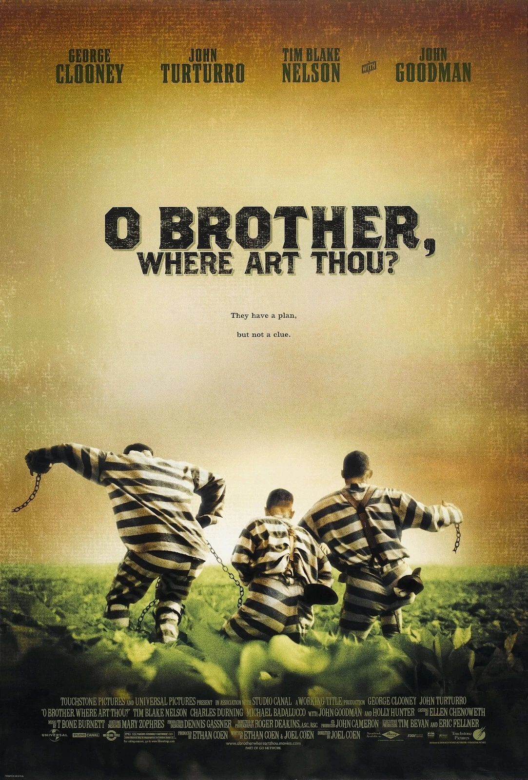 2000 O Brother Where Art Thou Movie Keychain George Clooney John Turturro
