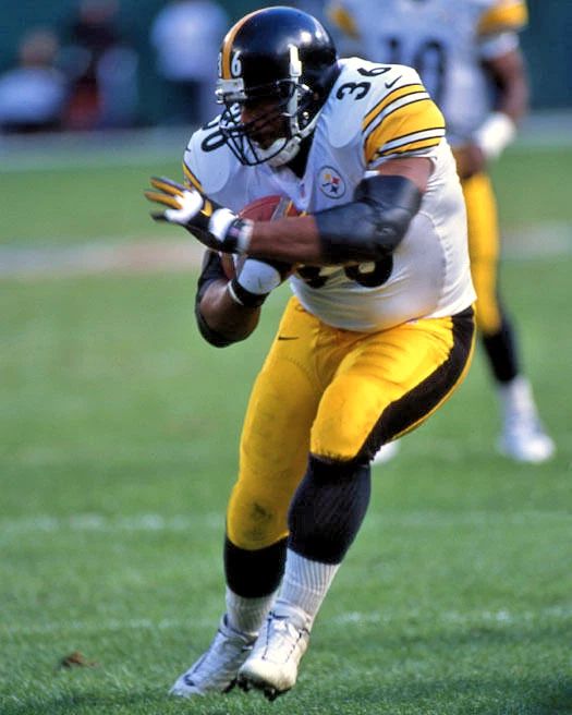 2000 Pittsburgh Steelers Jerome Bettis Glossy Photo Football Print Poster 1