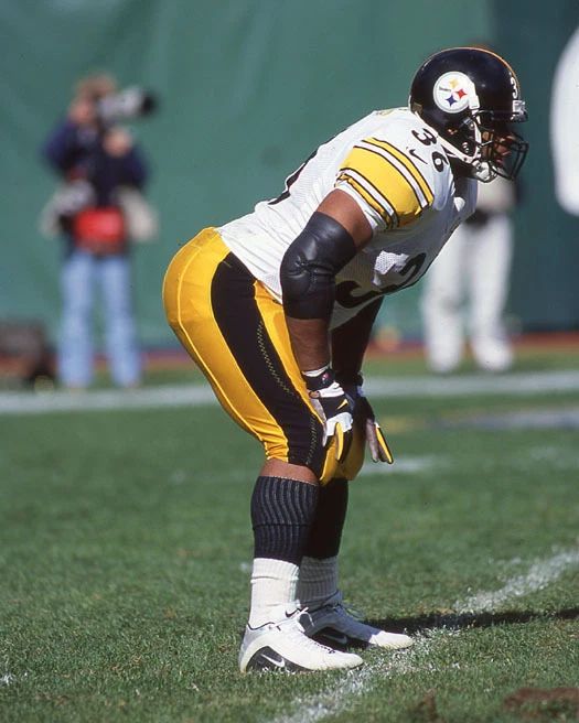 2000 Pittsburgh Steelers Jerome Bettis Glossy Keychain Football Keychain 2