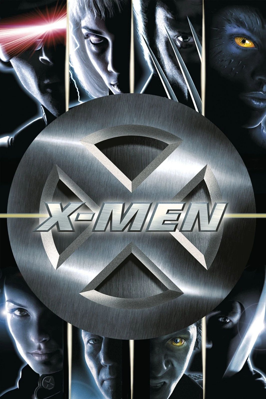 2000 X Men Movie Keychain Hugh Jackman Halle Berry Patrick Stewart