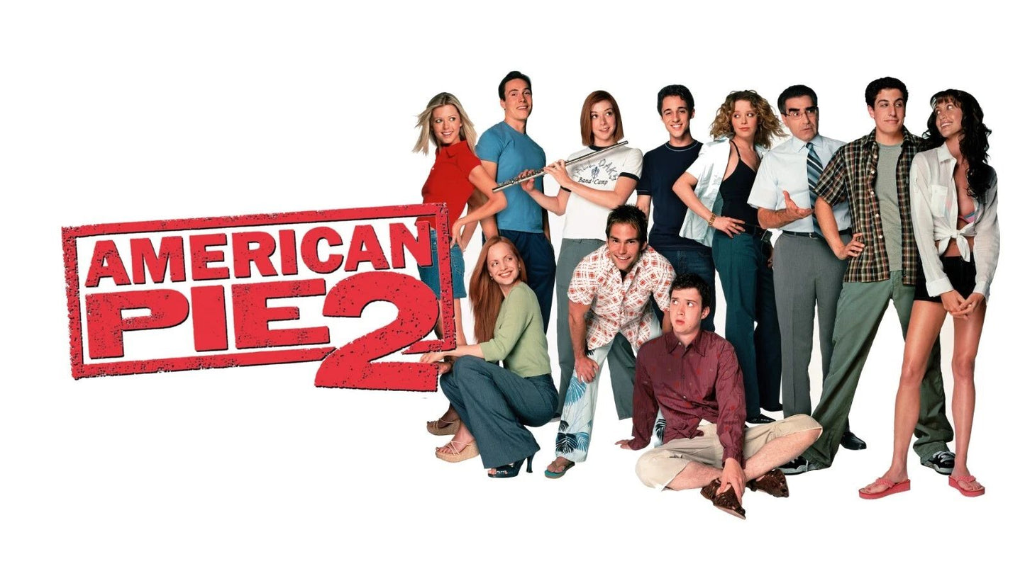 2001 American Pie 2 Movie Poster Jason Biggs Tara Reid Chris Klein