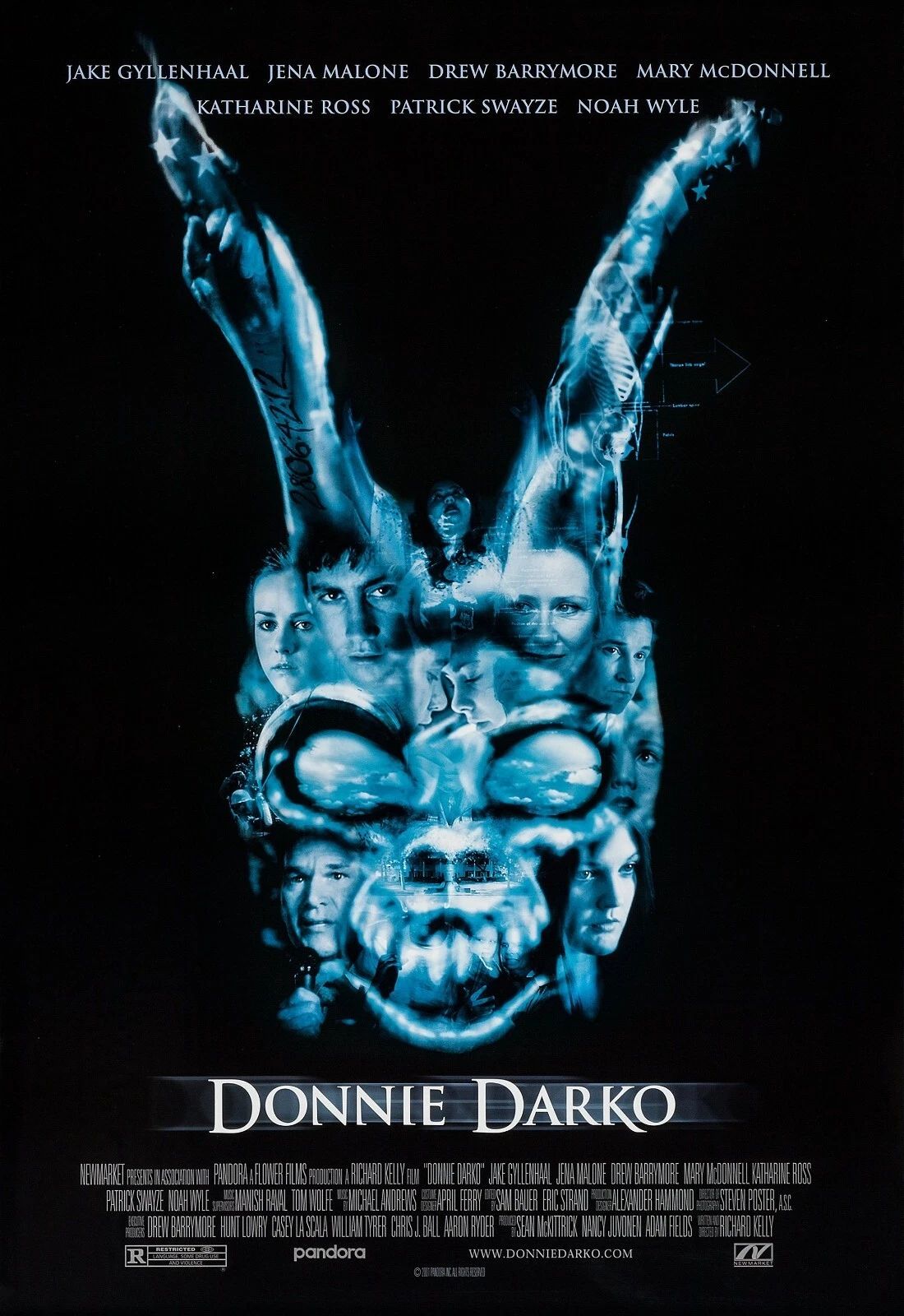 2001 Donnie Darko Movie Magnet Jake Gyllenhaal Drew Barrymore Swayze