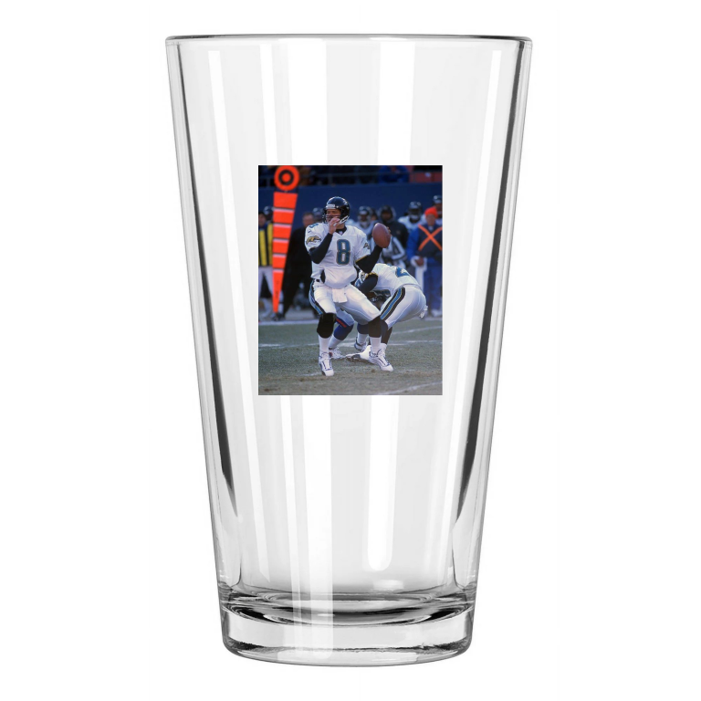 2001 Jacksonville Jaguars Mark Brunell Photo Football Pint Beer Drinking Glass