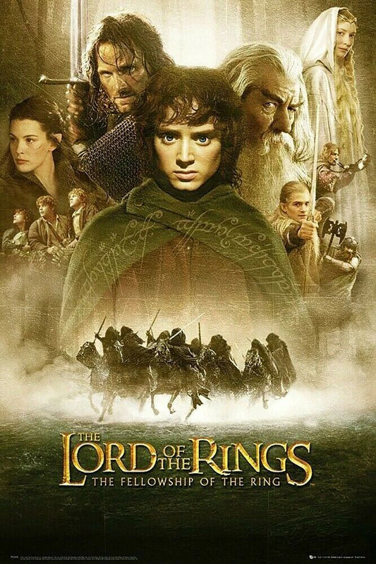2001 Lord Of The Rings The Fellowship Of The Ring Frodo Sam Aragorn Legolas