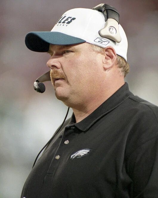 2001 Philadelphia Eagles Andy Reid Glossy Keychain Coach Keychain