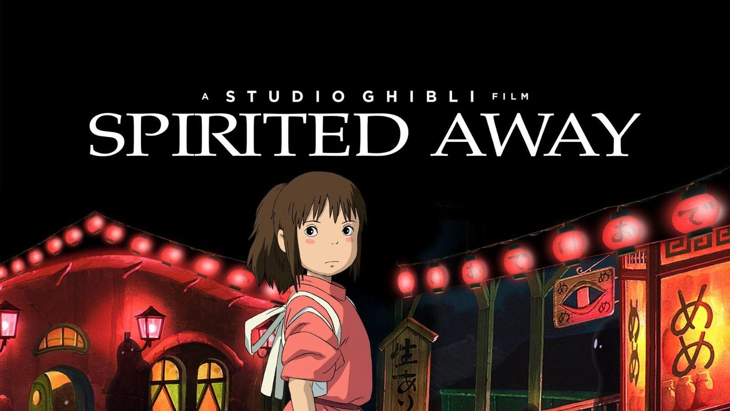 2001 Spirited Away Movie Poster Miyazaki Rumi Hiiragi Mayu Irino