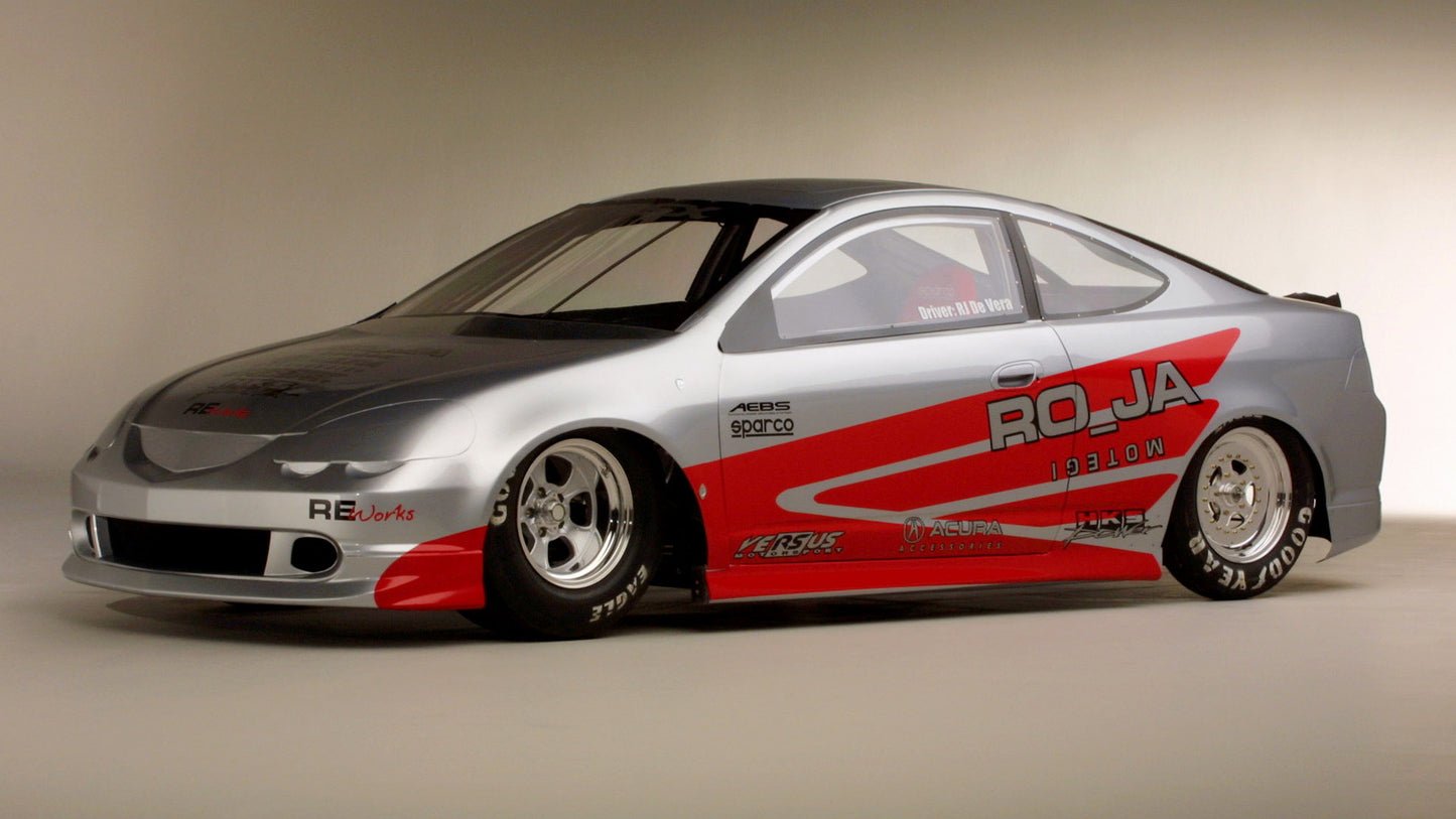 Acura Rsx Pro Drag Car Hd Art Keychain