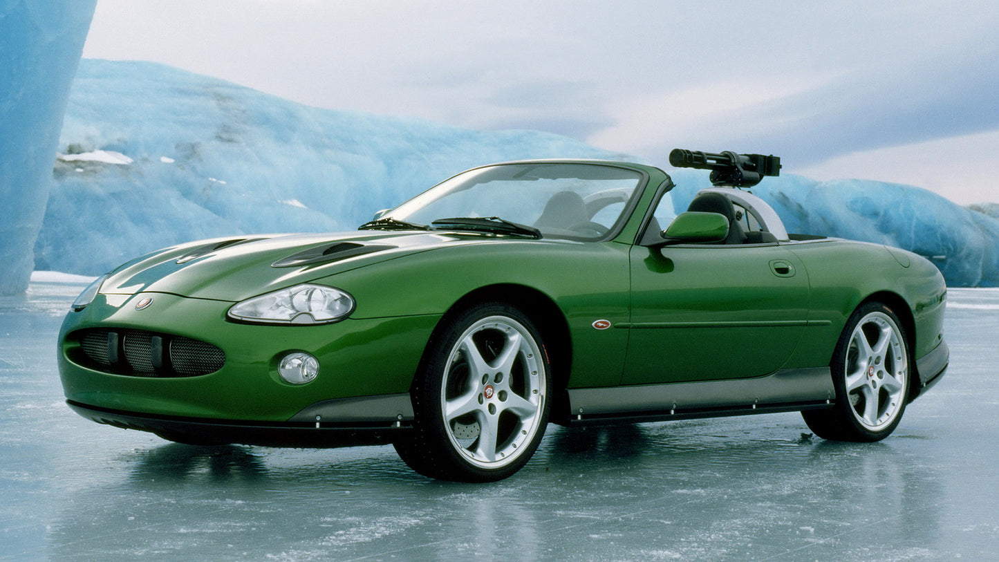 Jaguar Xkr Convertible Die Another Day Hd Art Print Poster