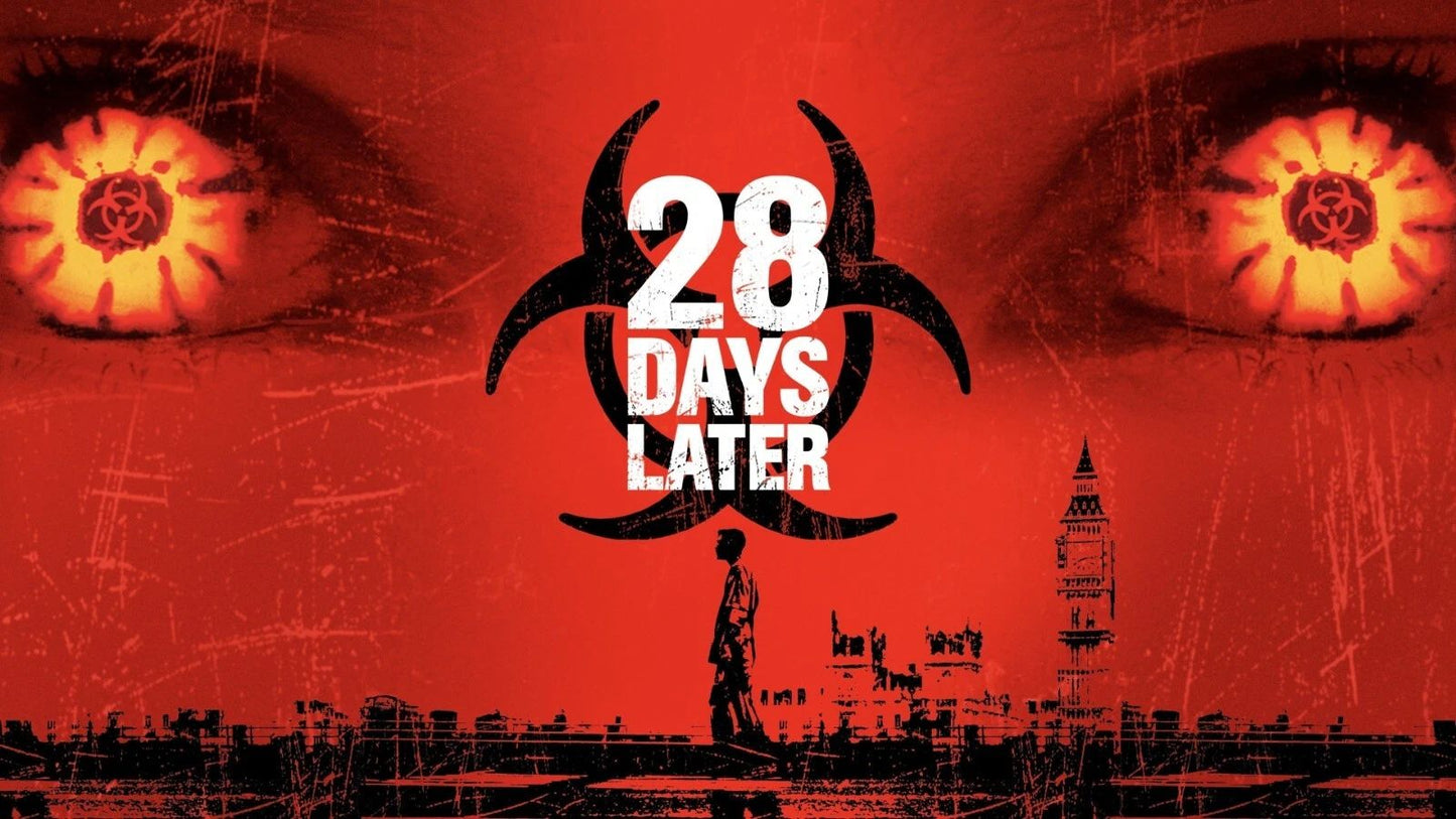 2002 28 Days Later Movie Poster Cillian Murphy Naomie Harris