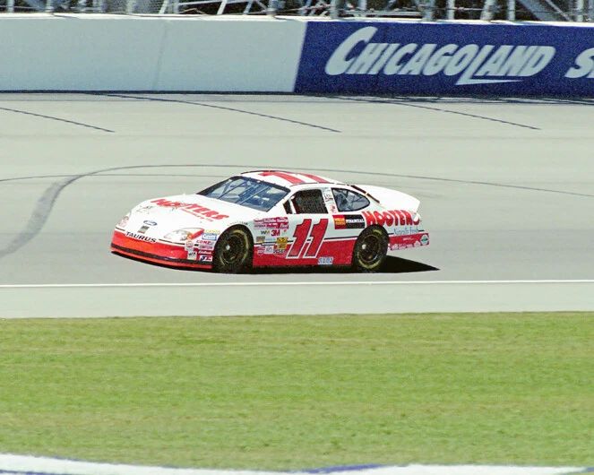 2002 Hooters Ford 11 Brett Bodine Glossy Magnet Print Nascar Magnet