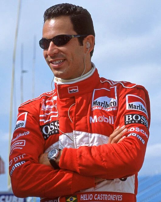 2002 Indy Driver Helio Castroneves Glossy Magnet Indianapolis 500 Print