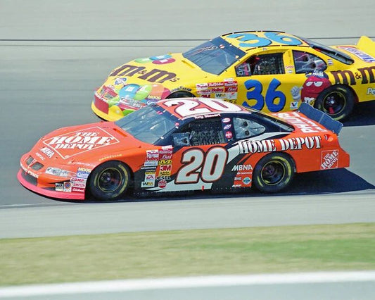 2002 Nascar Drivers Tony Stewart And Ken Schrader Glossy Magnet Magnet