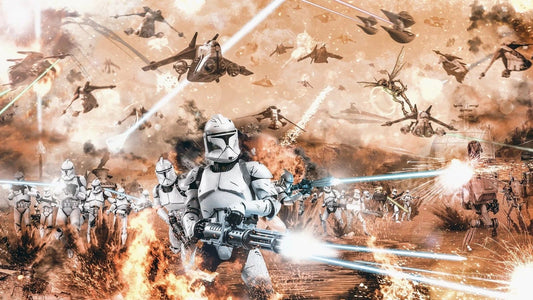2002 Star Wars Episode Ii Attack Of The Clones Movie Poster Obi Wan Mace