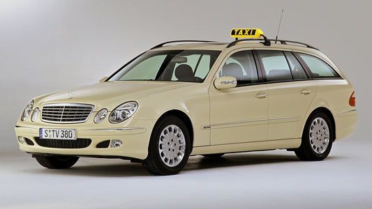 Mercedes Benz E Class Estate Taxi Hd Art Print Poster