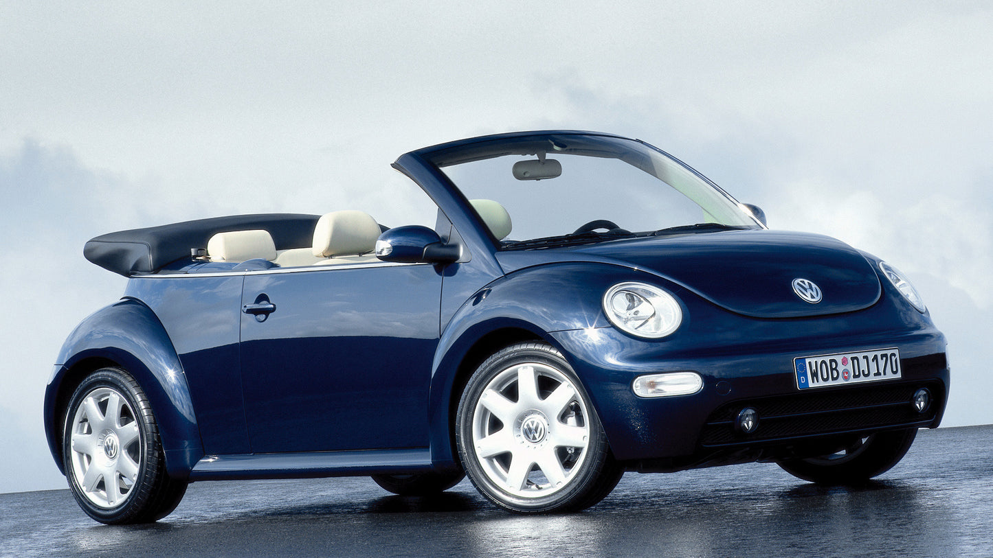 Volkswagen New Beetle Cabriolet Hd Art Keychain