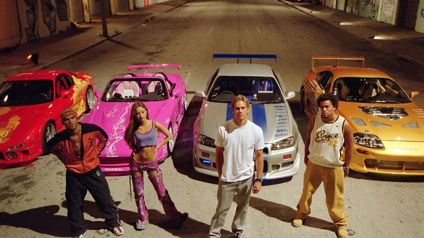 2003 2 Fast 2 Furious Movie Poster Paul Walker Tyrese Gibson Ludacris