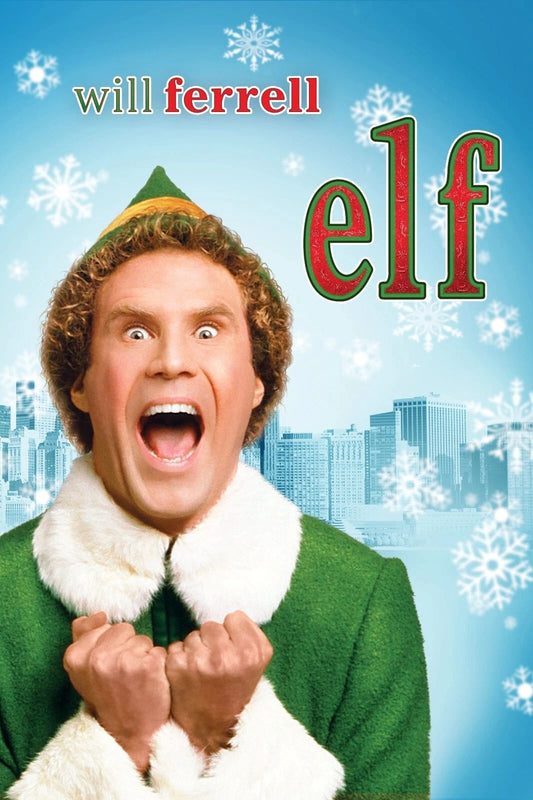 2003 Elf Movie Poster Print Will Ferrell Buddy Santa Papa Elf Christmas