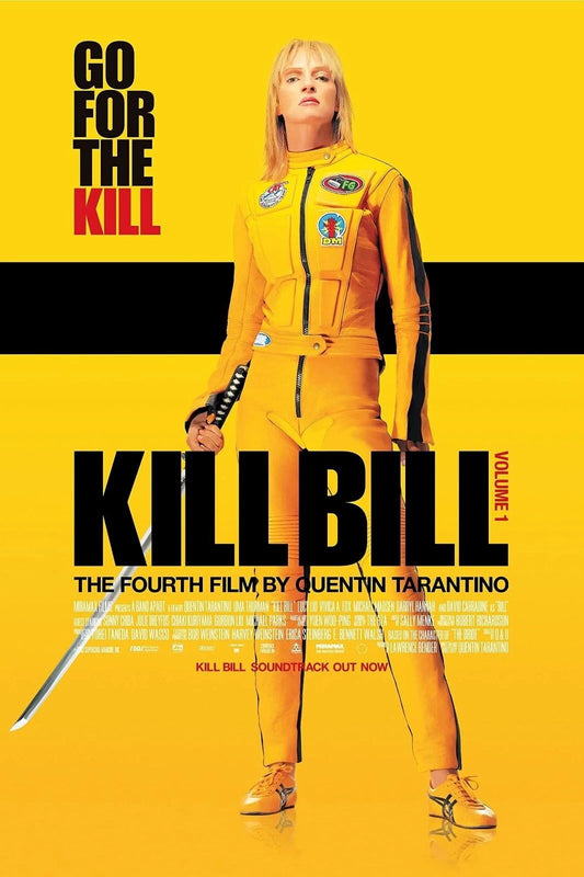 2003 Kill Bill Vol 1 Movie Poster Uma Thurman Lucy Liu The Bride Bud 1
