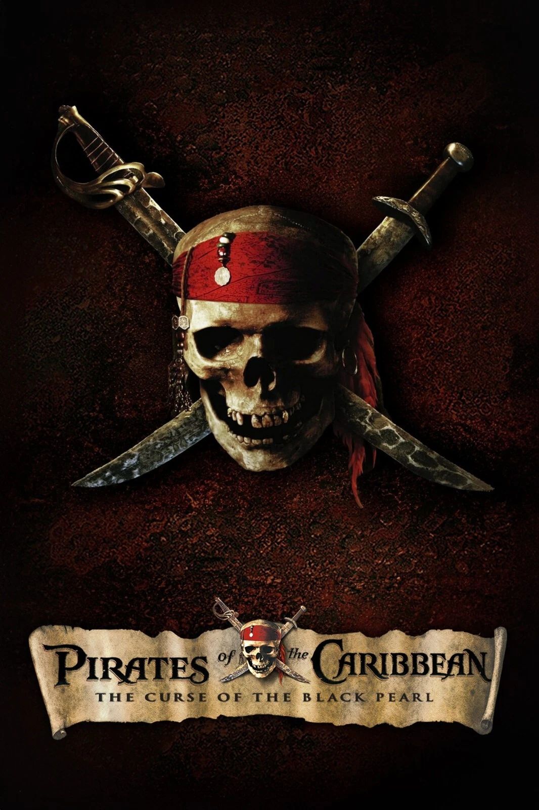 2003 Pirates Of The Caribbean The Curse Of The Black Pearl Movie Keychain