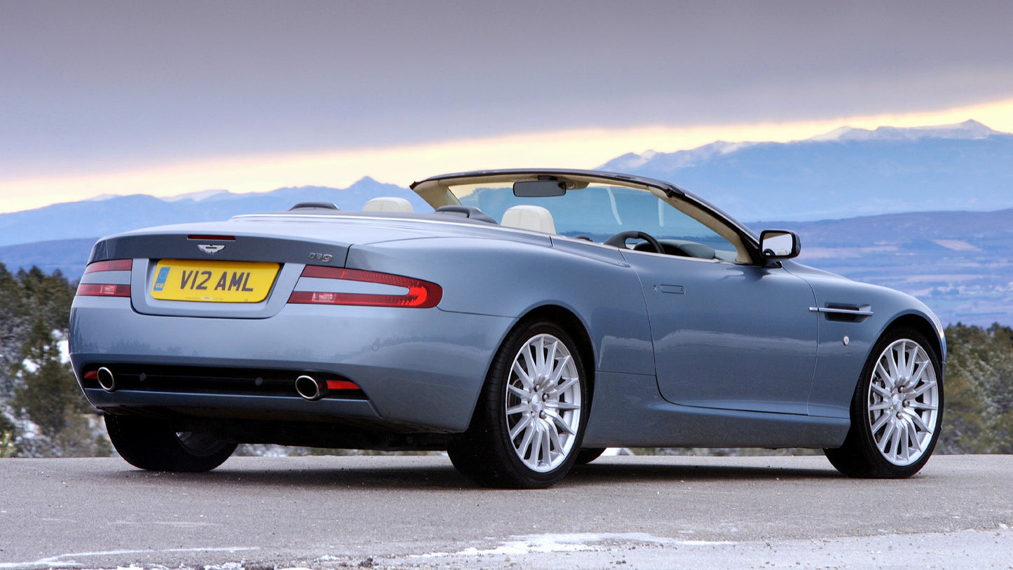 Aston Martin Db9 Volante Uk Hd Art Keychain
