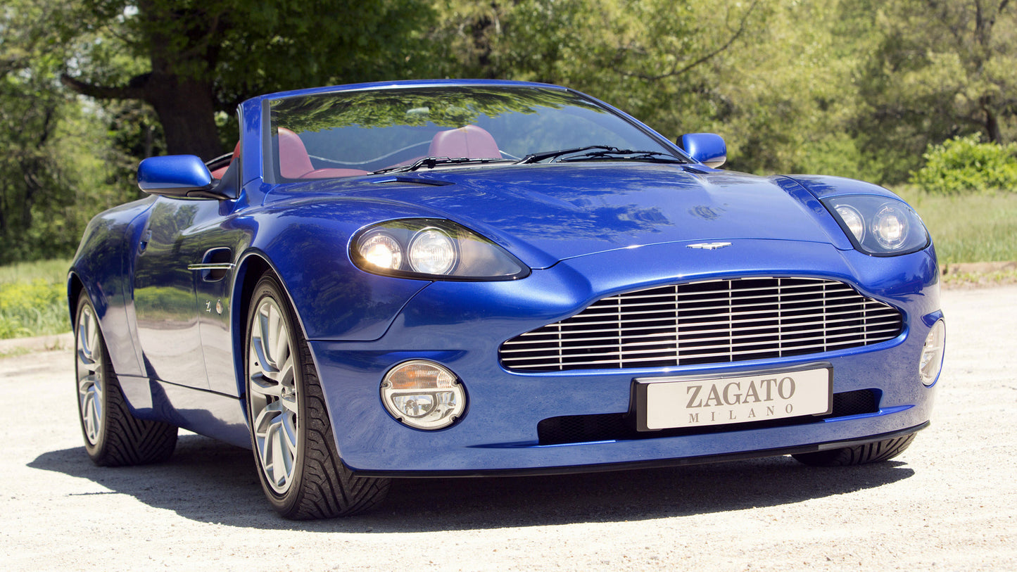 Aston Martin V12 Vanquish Roadster Zagato Hd Art Keychain