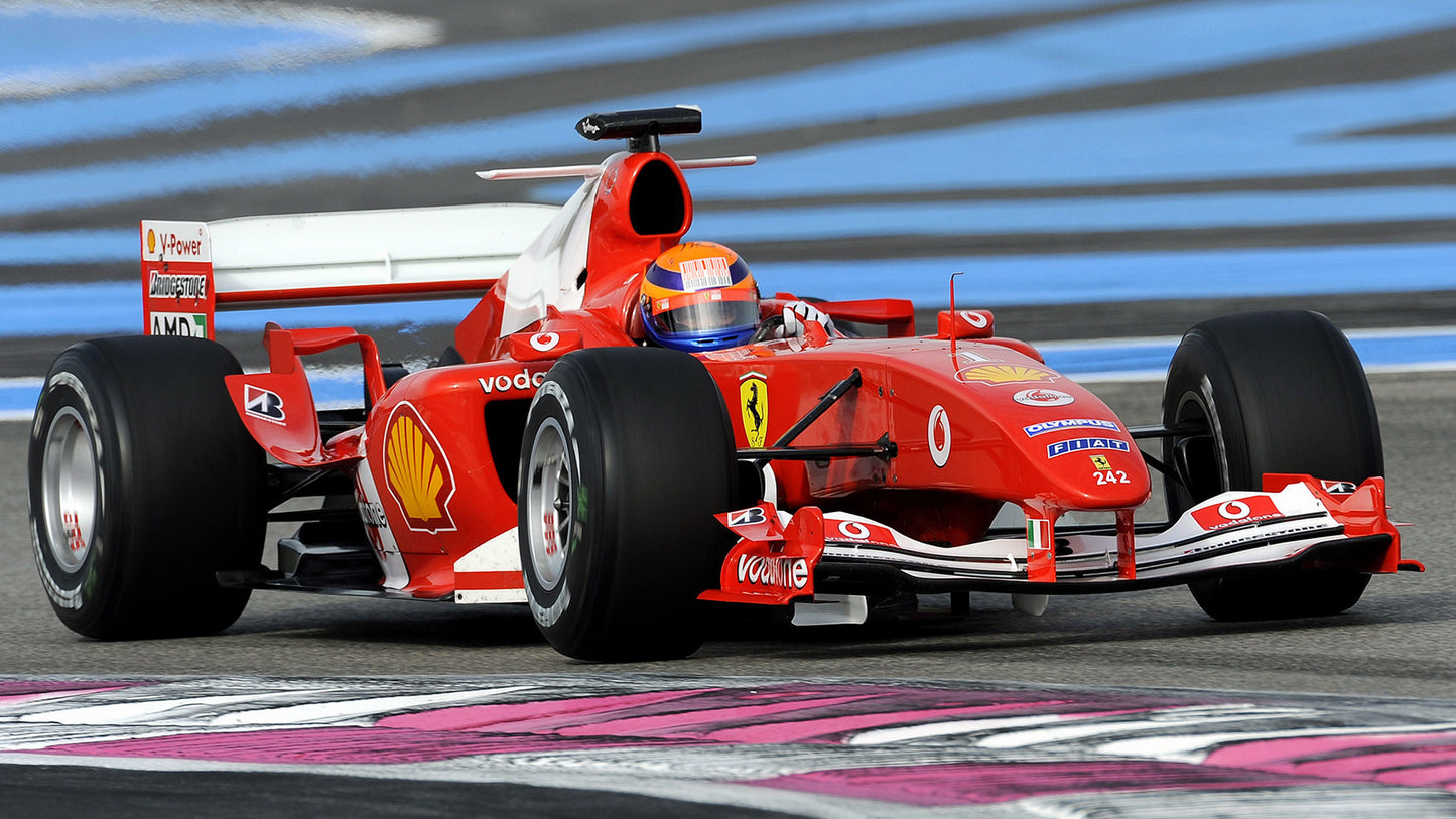 Ferrari F2004 Hd Art Keychain