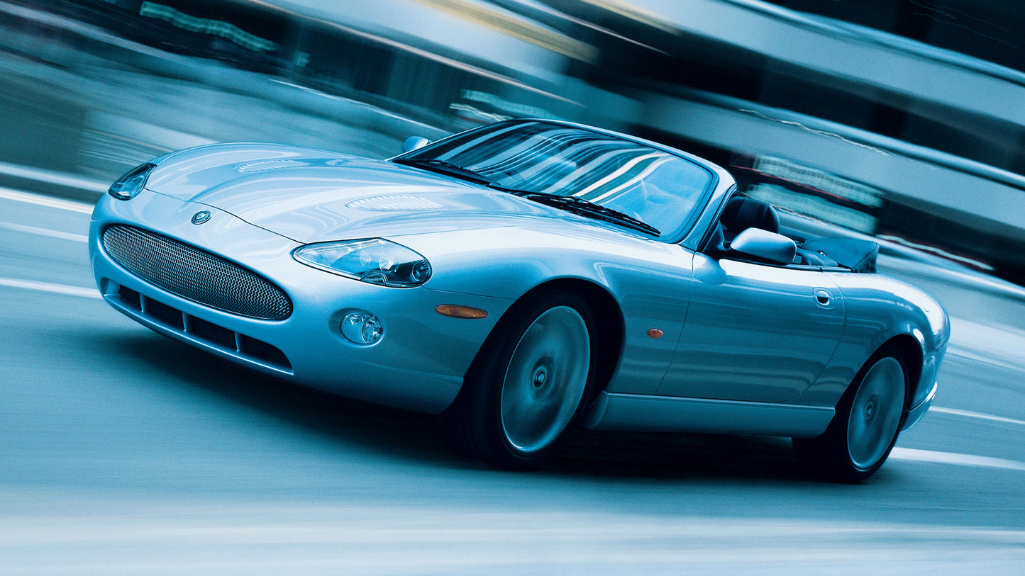 Jaguar Xkr Convertible Uk Hd Art Print Poster