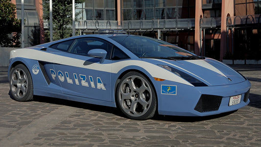 Lamborghini Gallardo Polizia Hd Art Jigsaw Puzzle