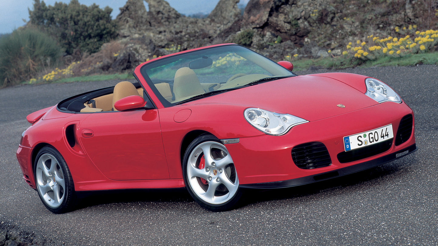 Porsche Turbo Cabriolet Hd Art Keychain