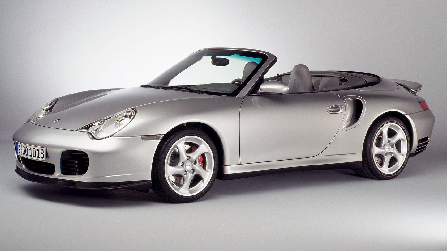 Porsche Turbo Cabriolet Hd Art Keychain